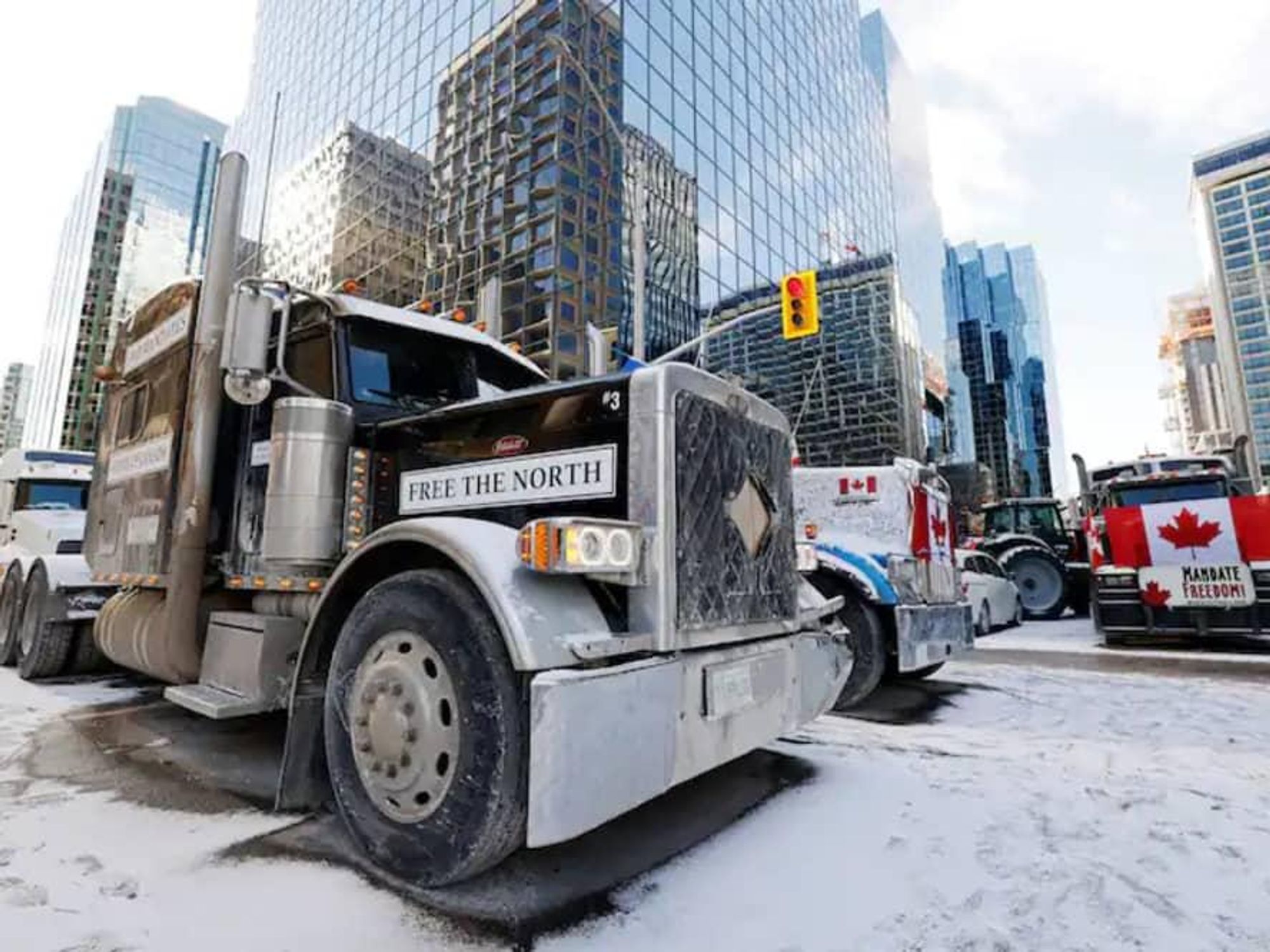 Canadian truck protest