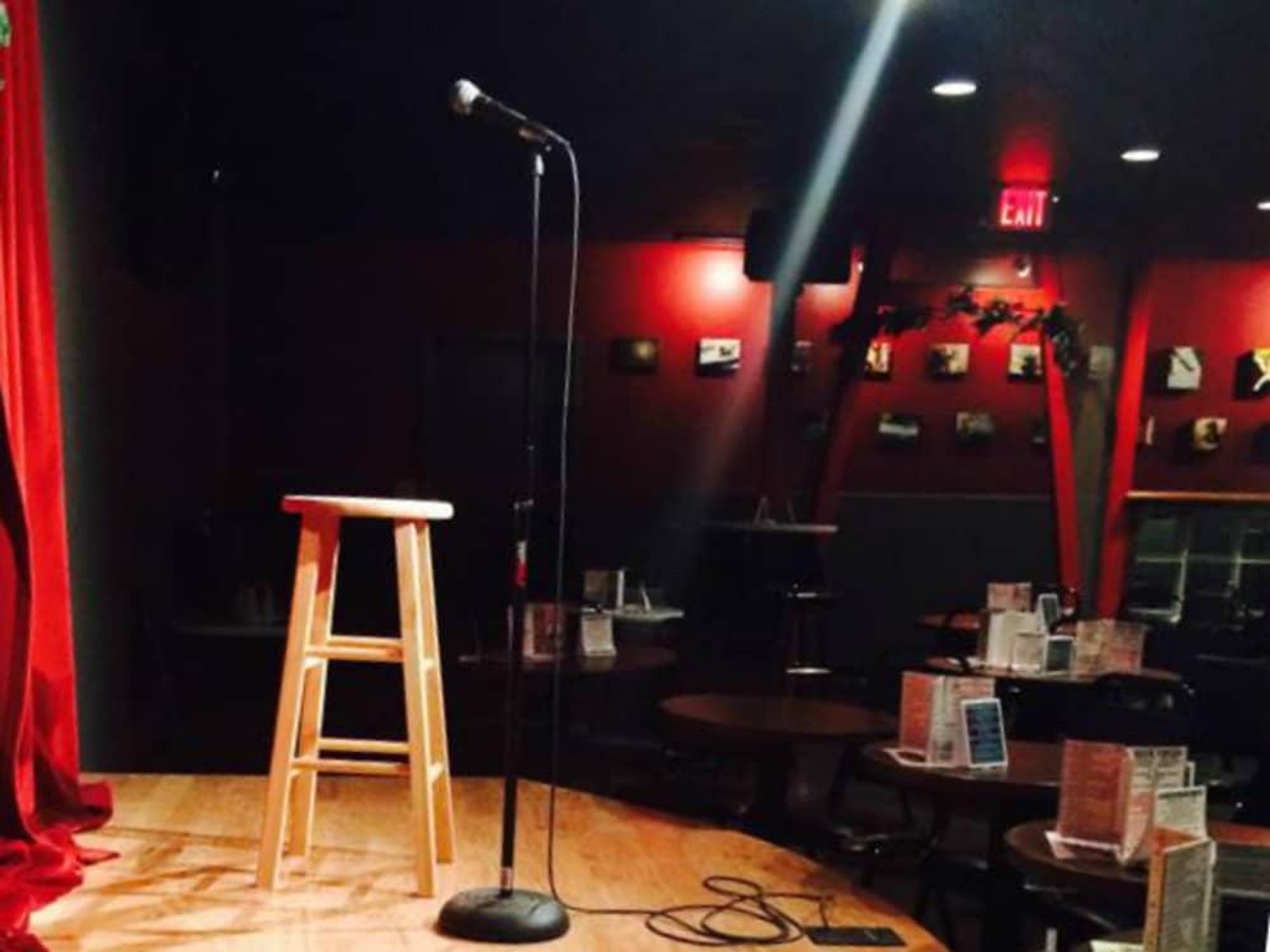Cap City Comedy Club_stage_mic_2014