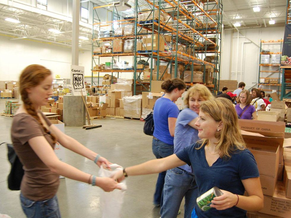 Capital Area Food Bank volunteers