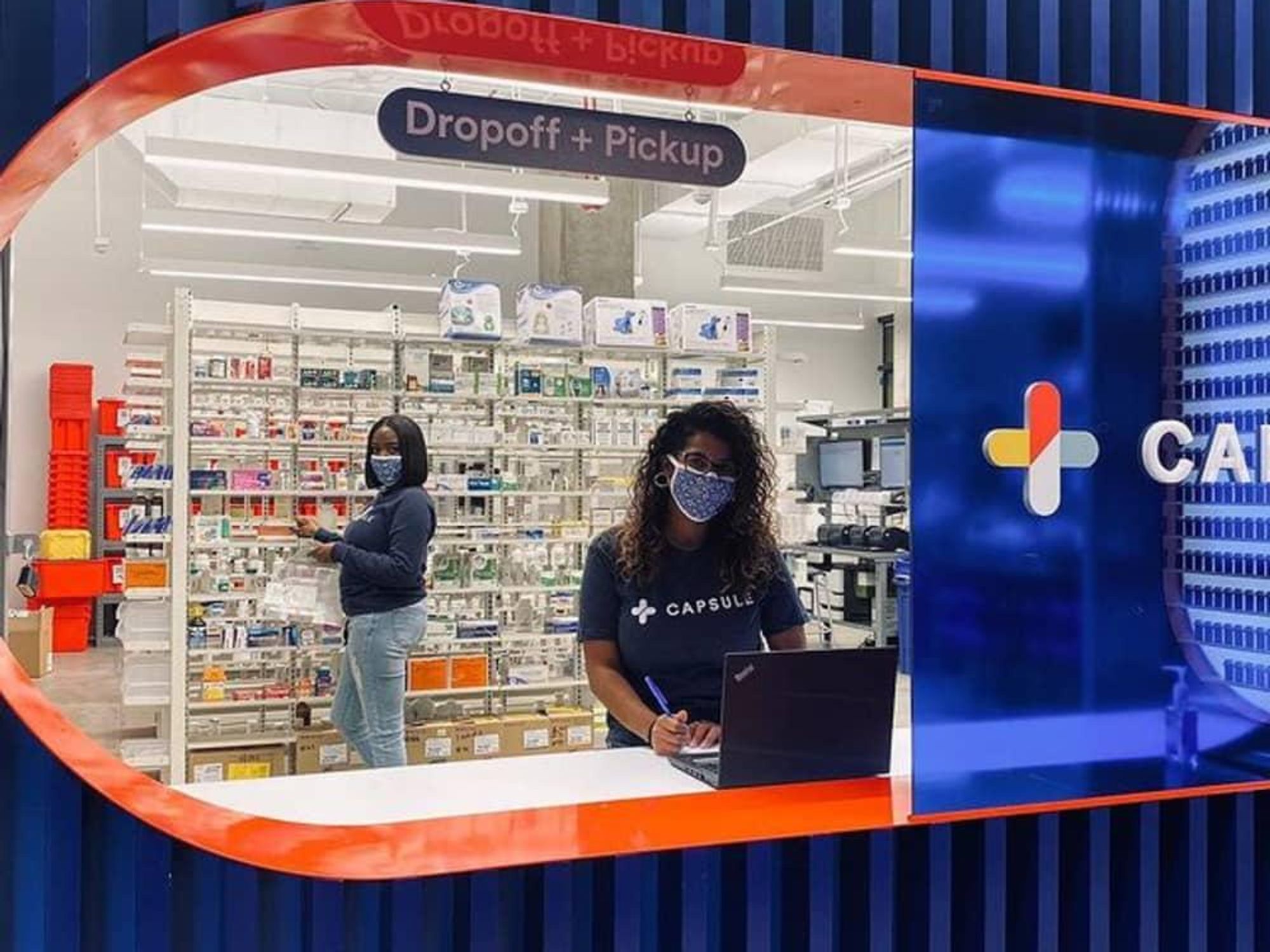 Capsule digital pharmacy and prescription-delivery service. Austin.