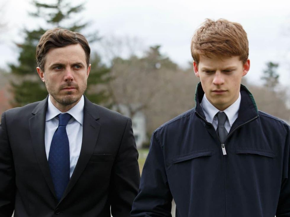 Casey Affleck and Lucas Hedges in Manchester by the Sea
