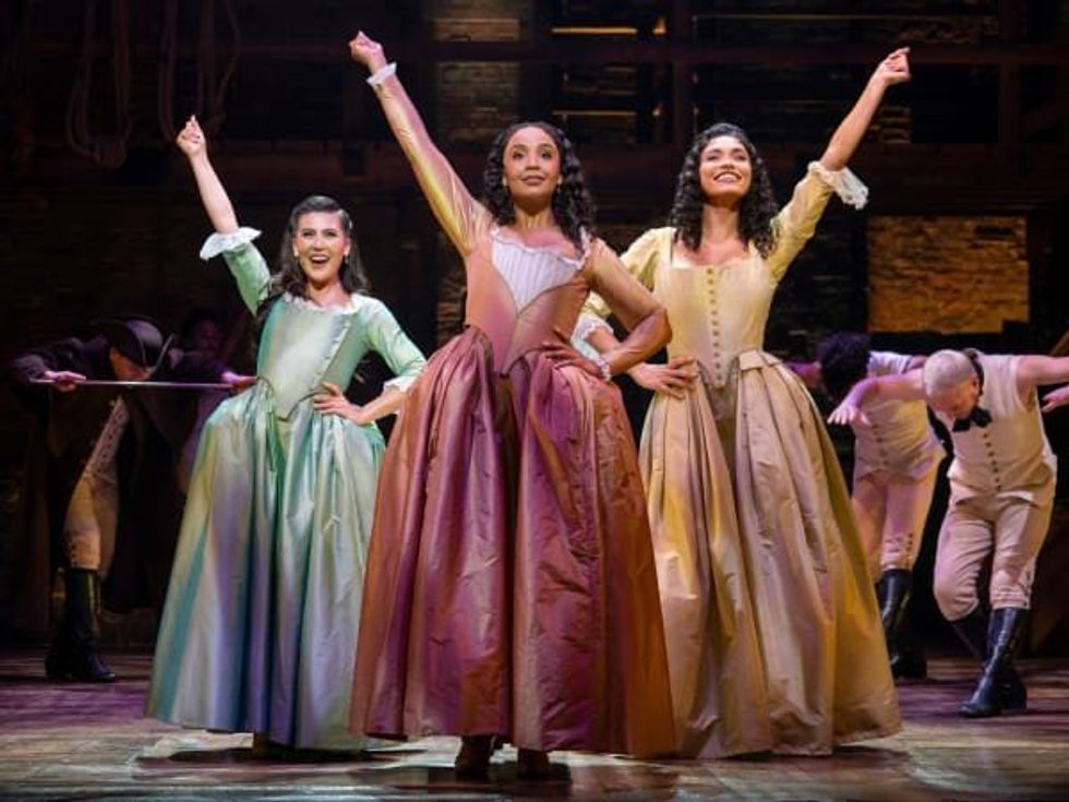 Cast of 2024 National tour of Hamilton