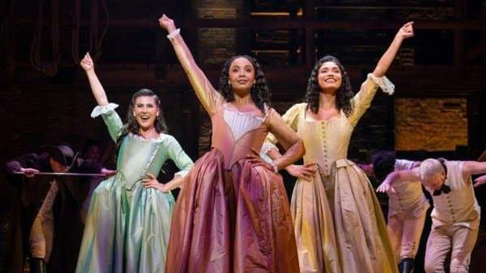 Cast of 2024 National tour of Hamilton