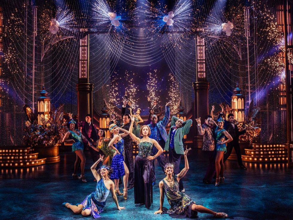 Cast of Broadway production of The Great Gatsby