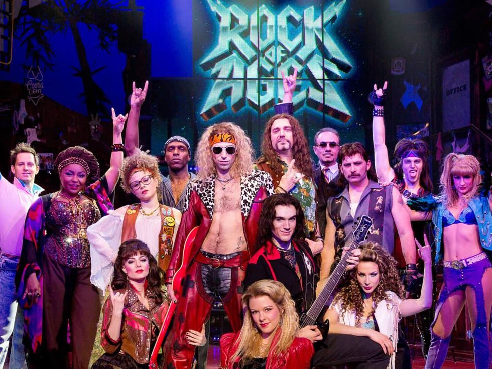 Cast of Rock of Ages 10th Anniversary tour