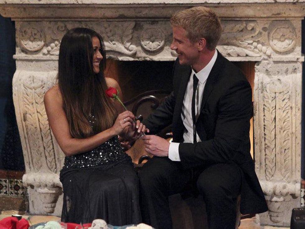Catherine and Sean Lowe in The Bachelor