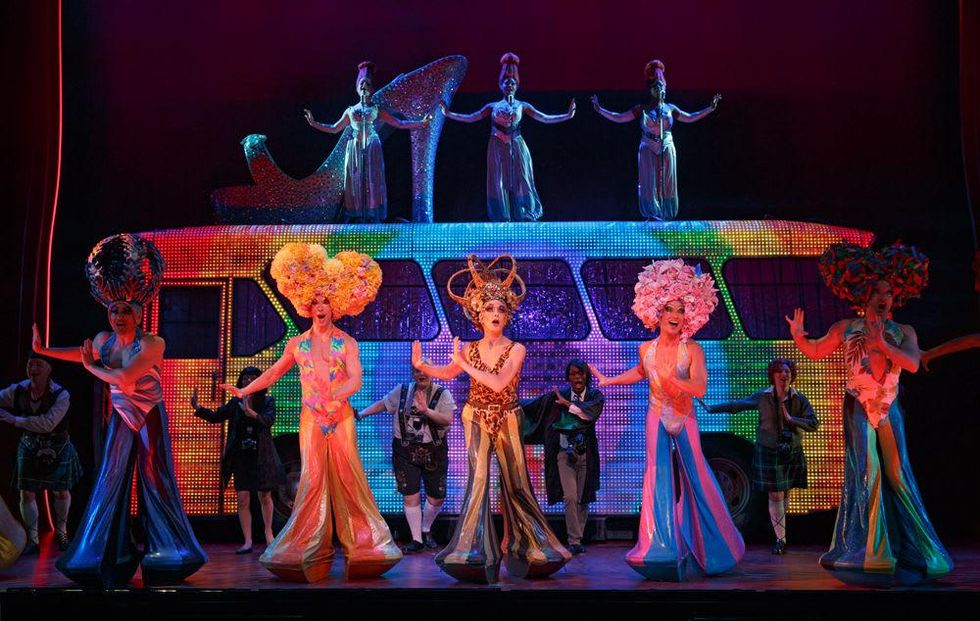 Center left to right: Wade McCollum, Scott Willis, Bryan West and Company in the number \u201cI Will Survive\u201d.