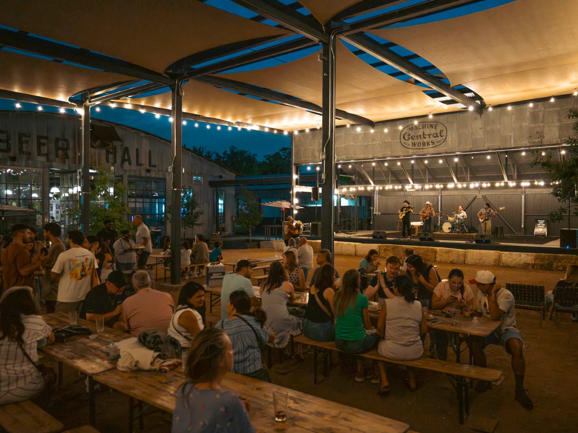 Central Machine Works outdoor stage