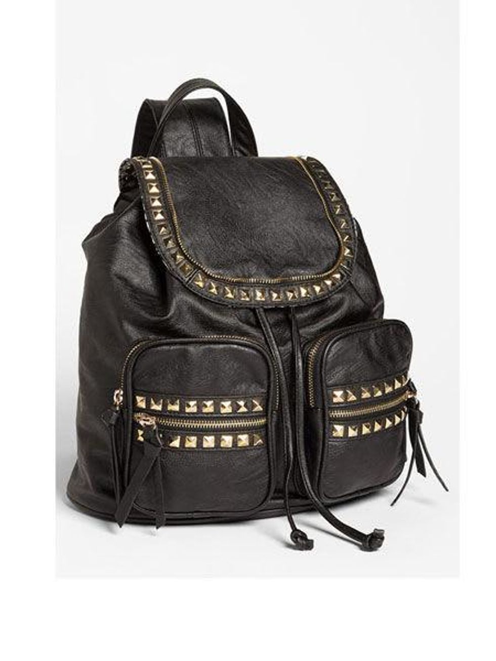 Cesca 'Study Buddy' Studded Faux Leather Backpack