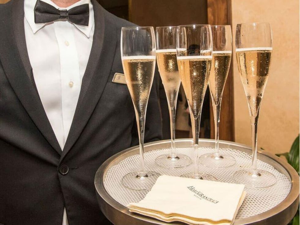 Champagne Edith Royal's 90th birthday