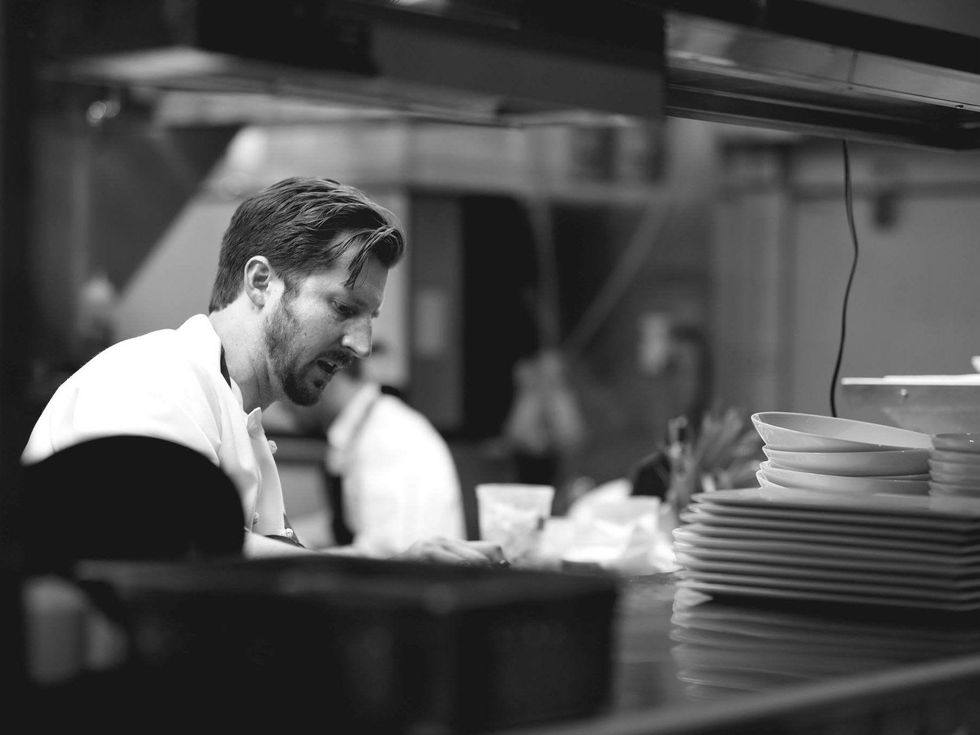Chef Andrew Francisco of Mettle restaurant in Austin