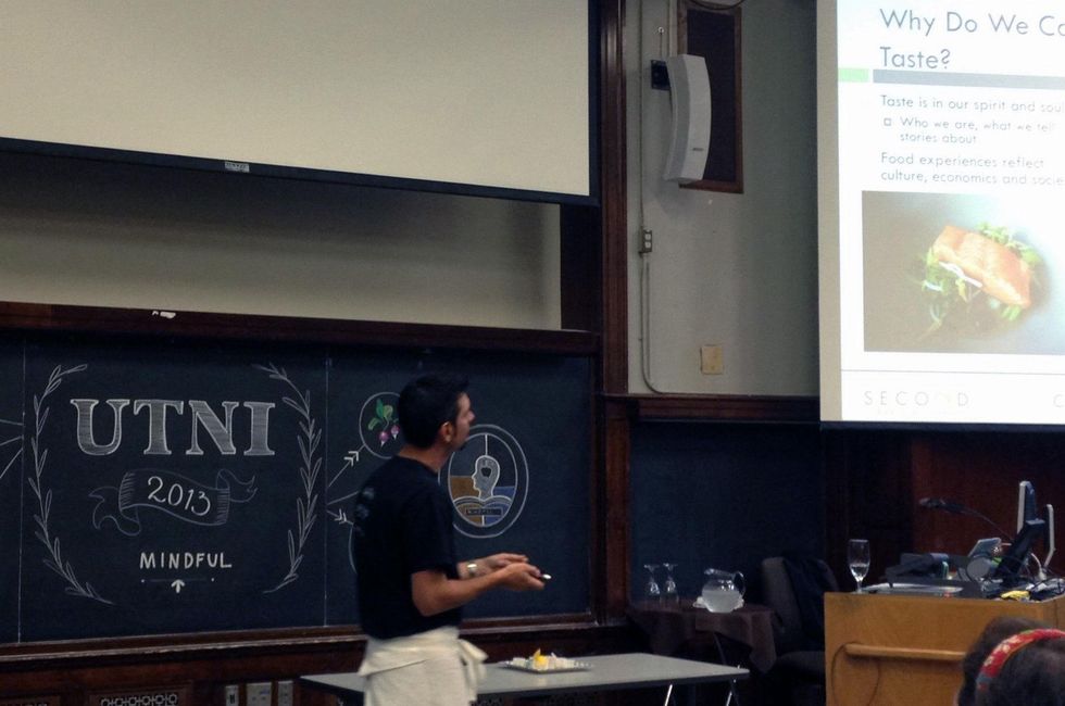 Chef David but at UTNI