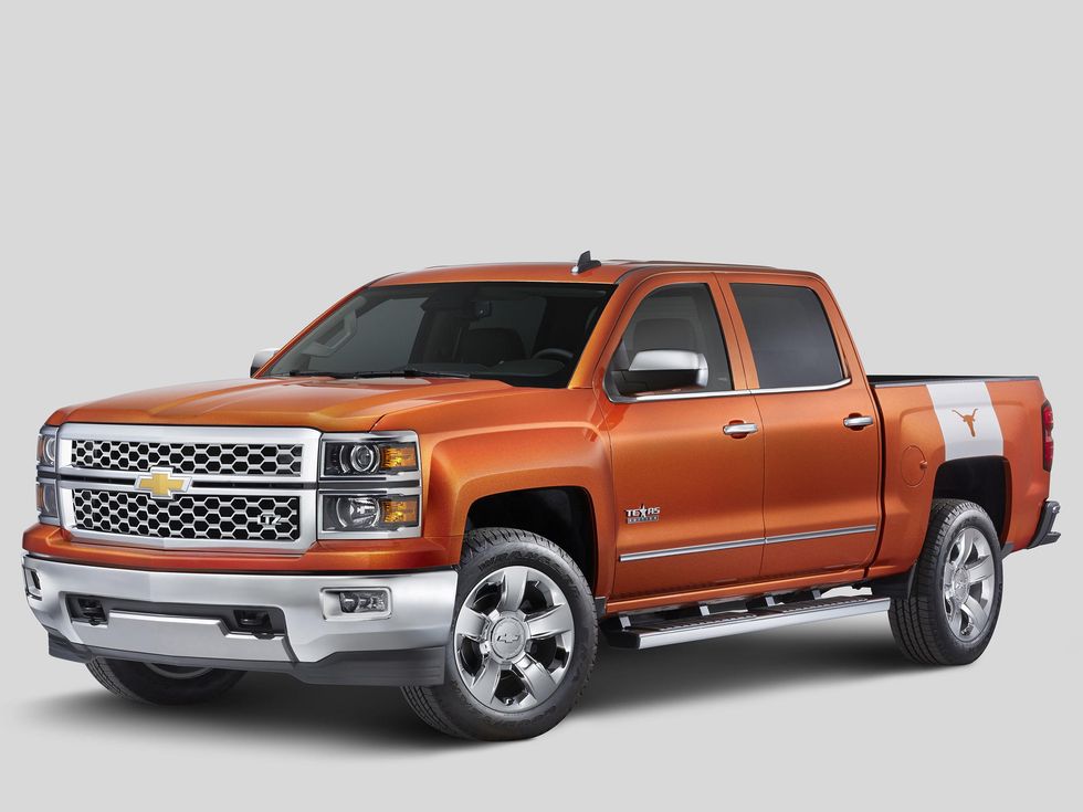 Chevrolet University of Texas pickup truck