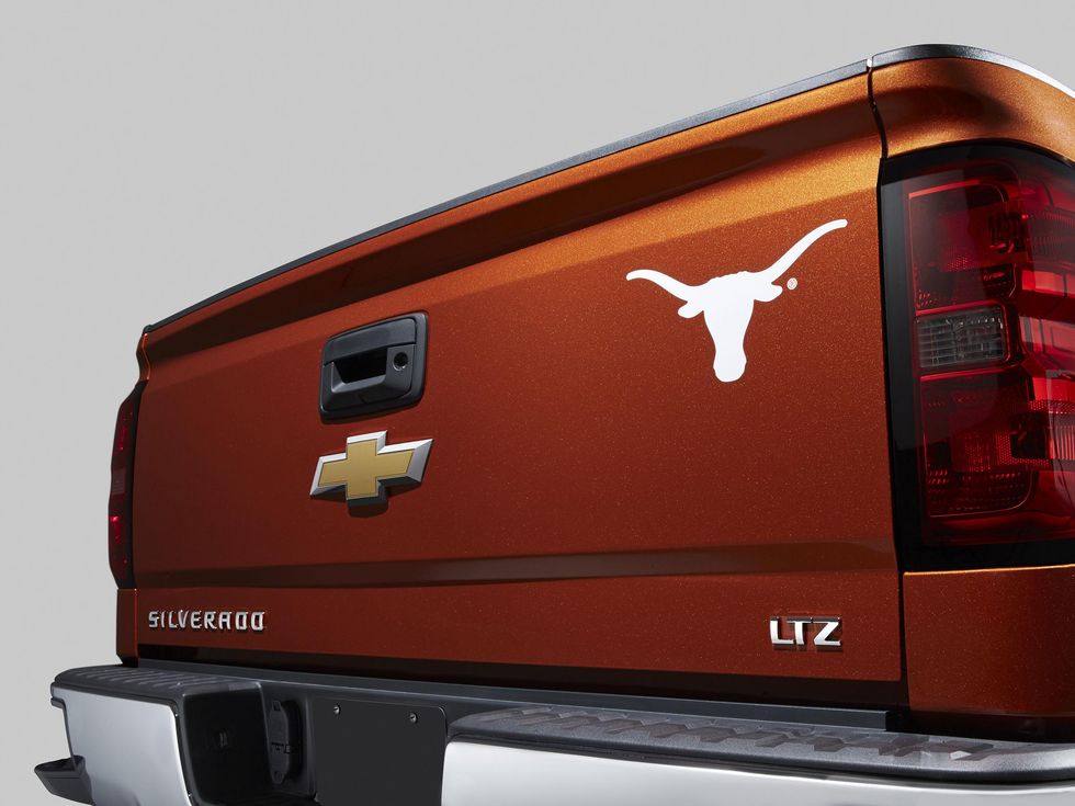 Chevrolet University of Texas pickup truck