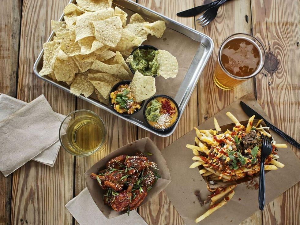 Chi'Lantro chilantro food fries chips