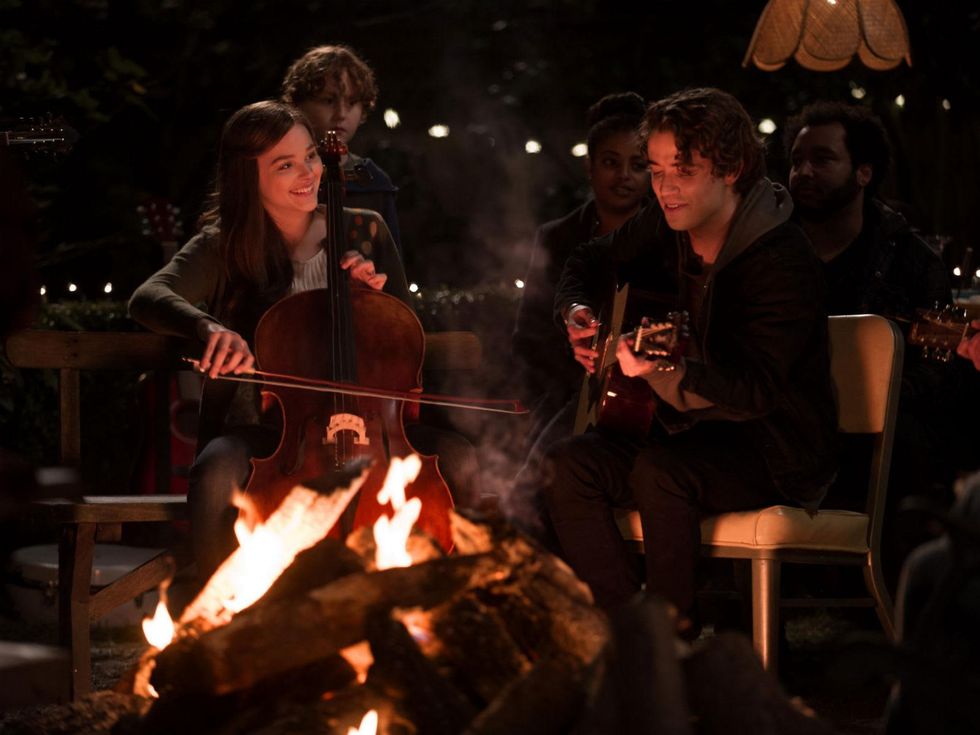 Chloe Grace Moretz and Jamie Blackley in If I Stay