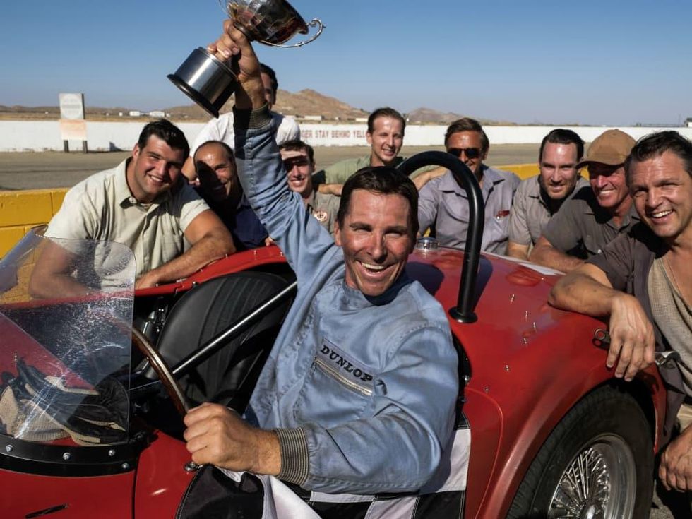 Christian Bale in Ford v Ferrari