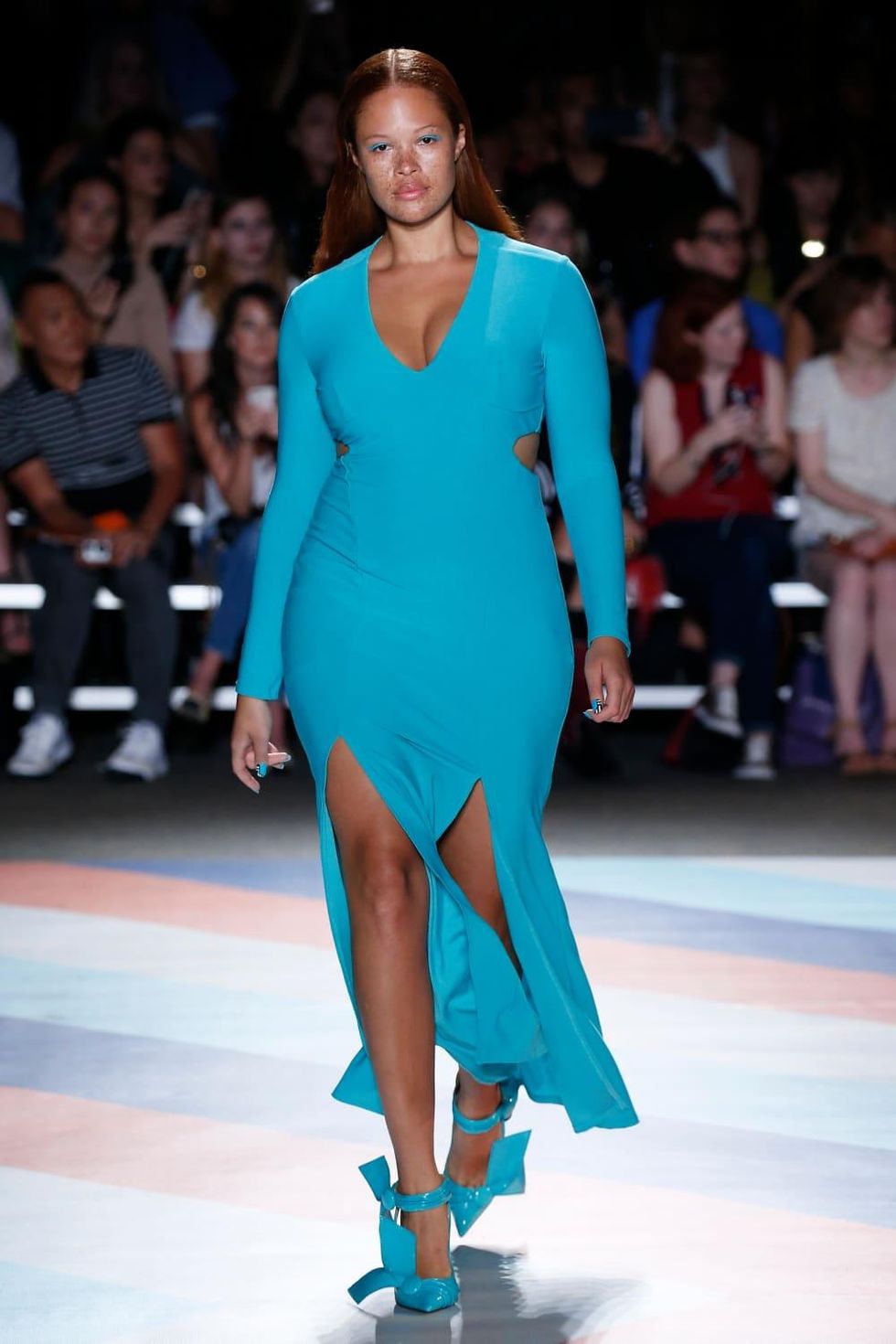 Christian Siriano look 15 plus size model