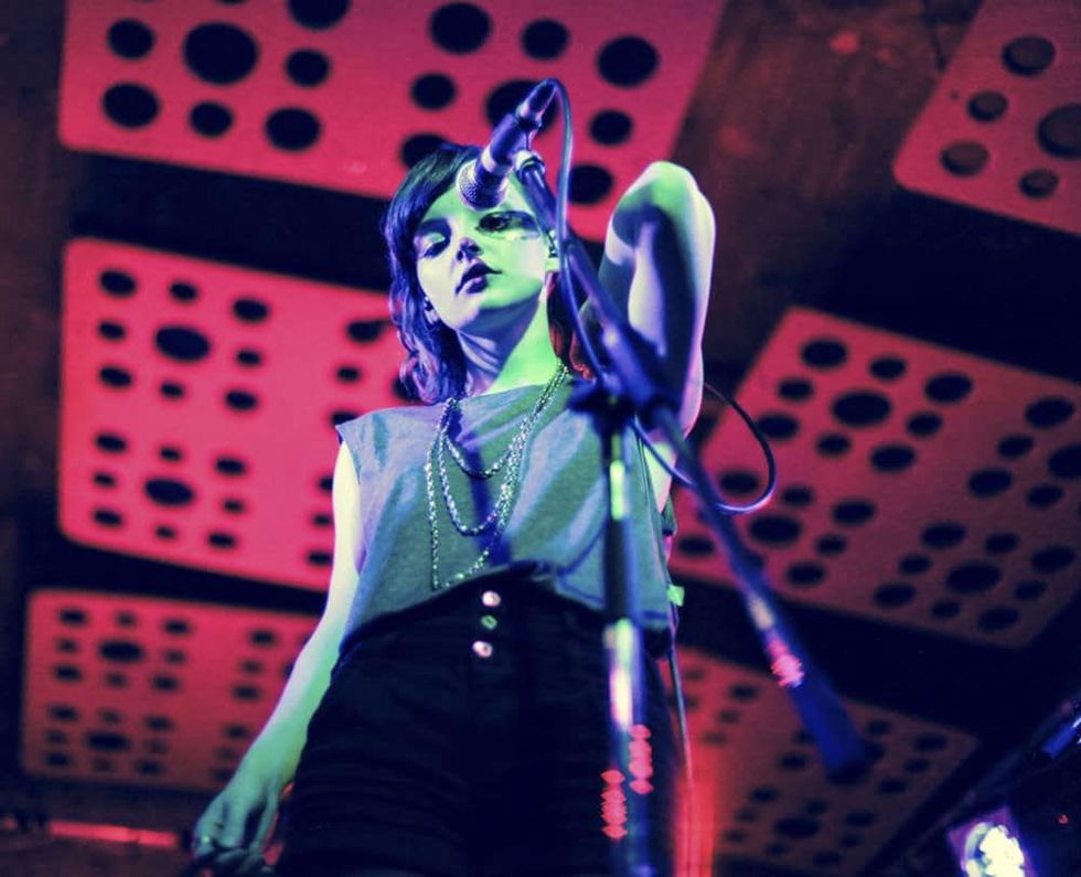 Chvrches playing live