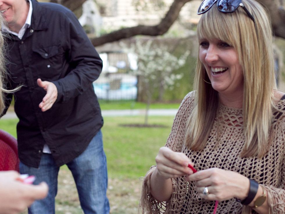 Circle of Health International Fundraiser at Hotel St. Cecilia in Austin Angela Lancaster raffle winner