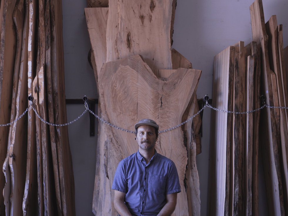 Co-founder of Harvest Lumber Co., Kris Burns