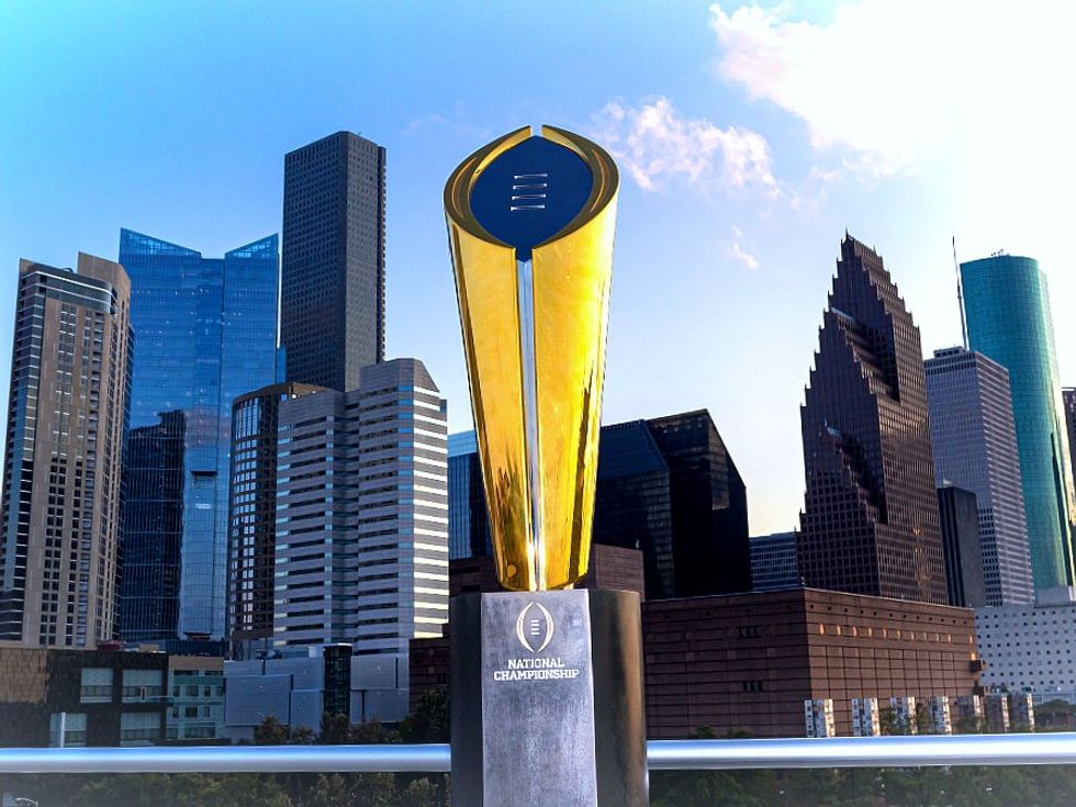 College Football Playoff National Championship 2024 Houston trophy