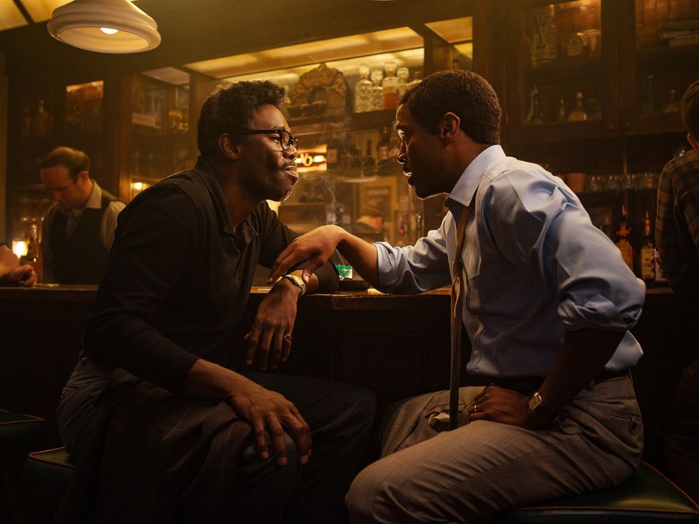 Colman Domingo and Johnny Ramey in Rustin