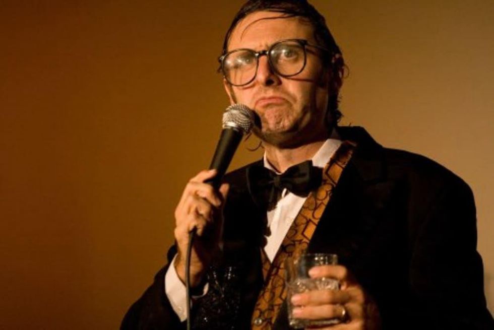 comedian Neil Hamburger performing stand up
