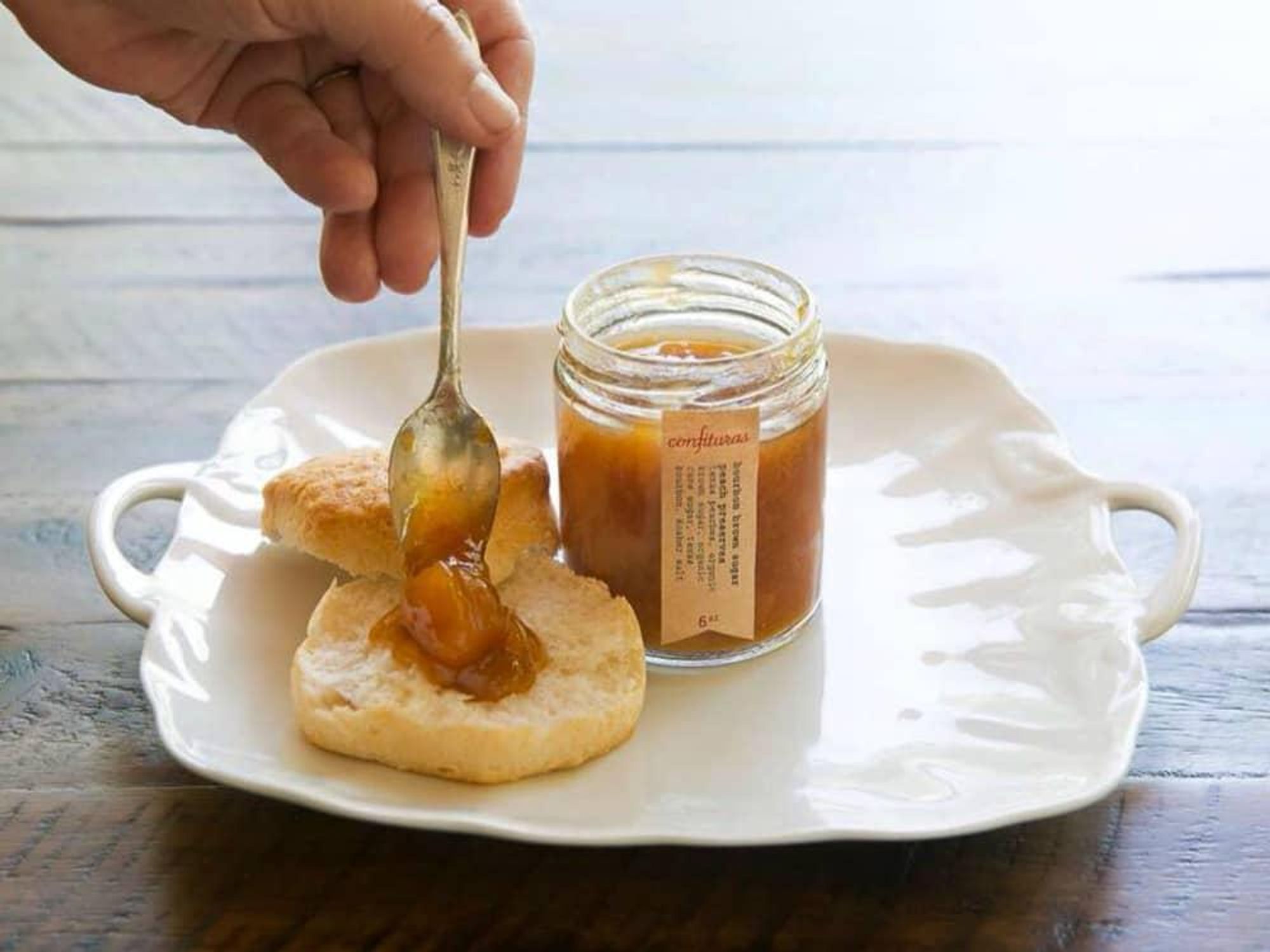 Confituras jam jelly jar biscuit label 2015