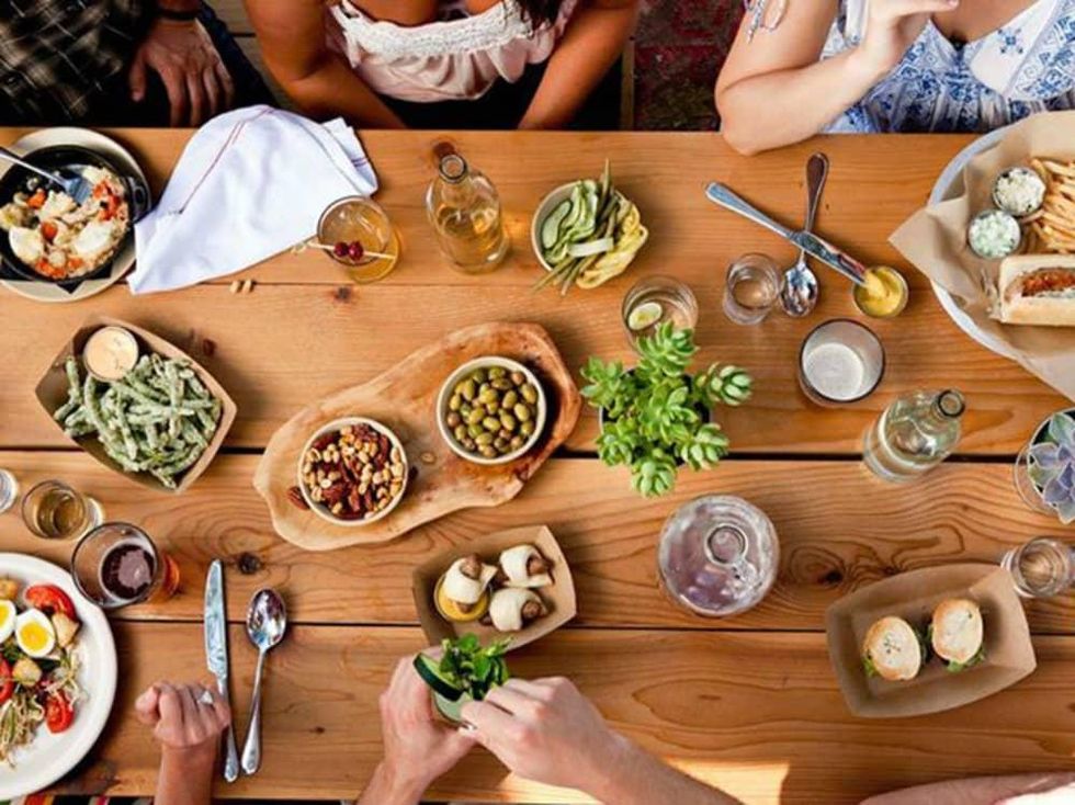 Contigo_Austin restaurant_patio bench_food_2013