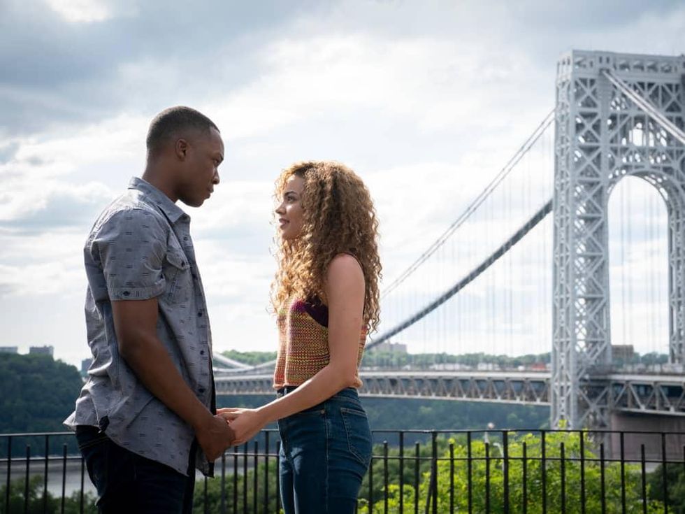Corey Hawkins and Leslie Grace in In the Heights