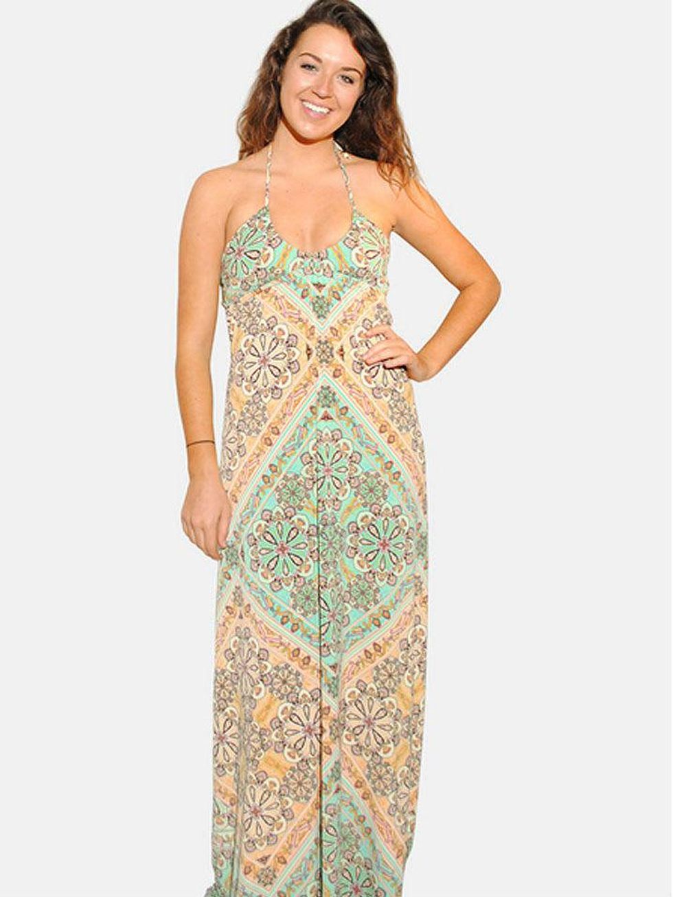 cotton island Veronica M Hacienda Halter Dress