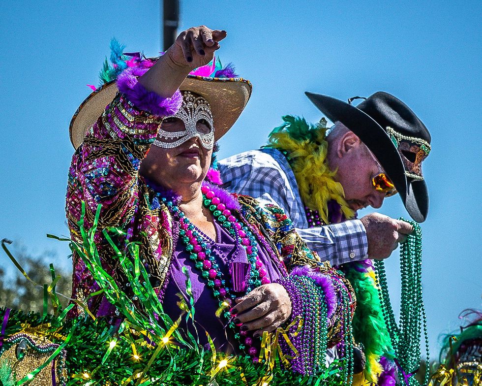 Cowboy mardi gras Bandera