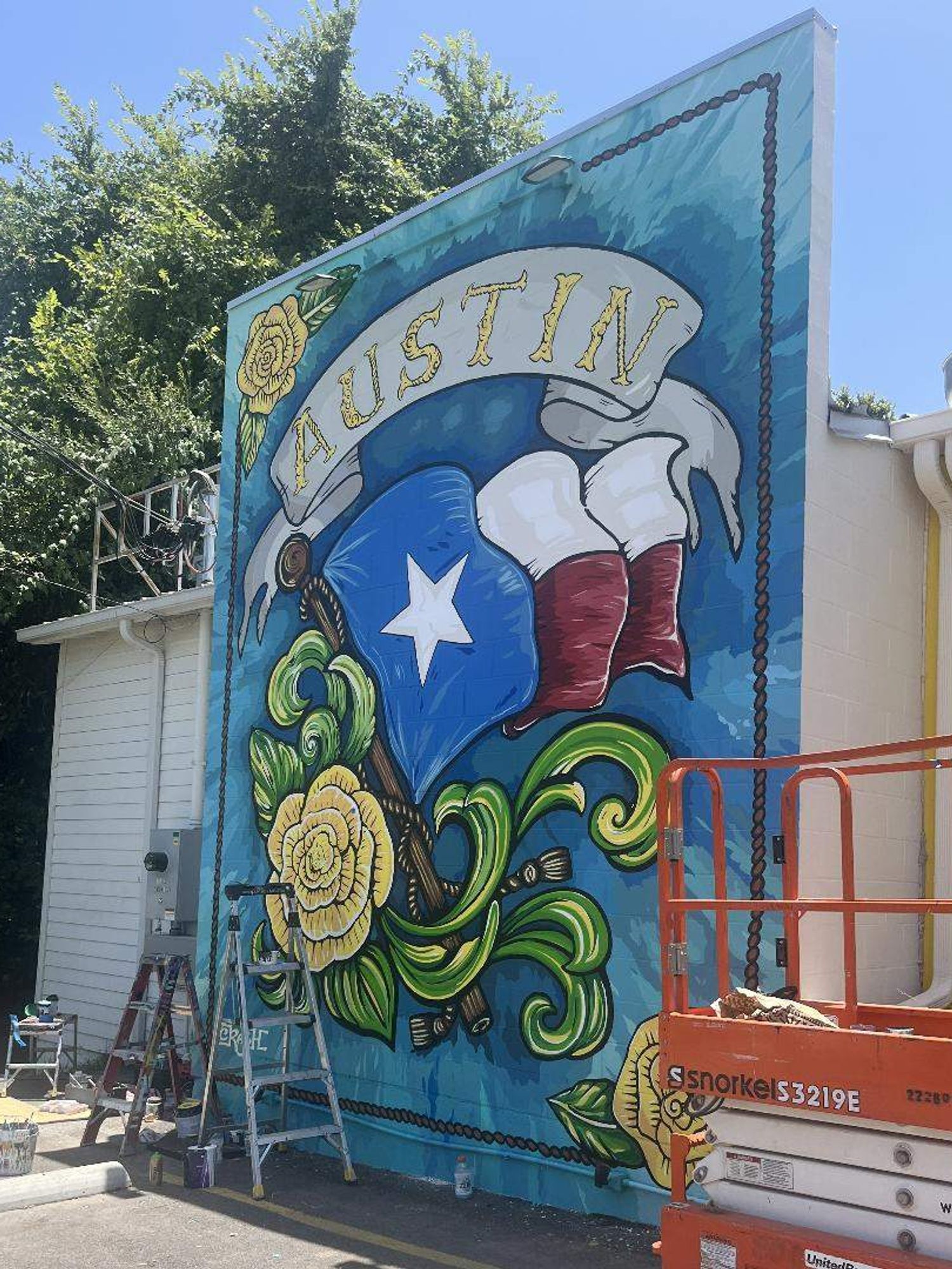 Crash Tacodeli mural