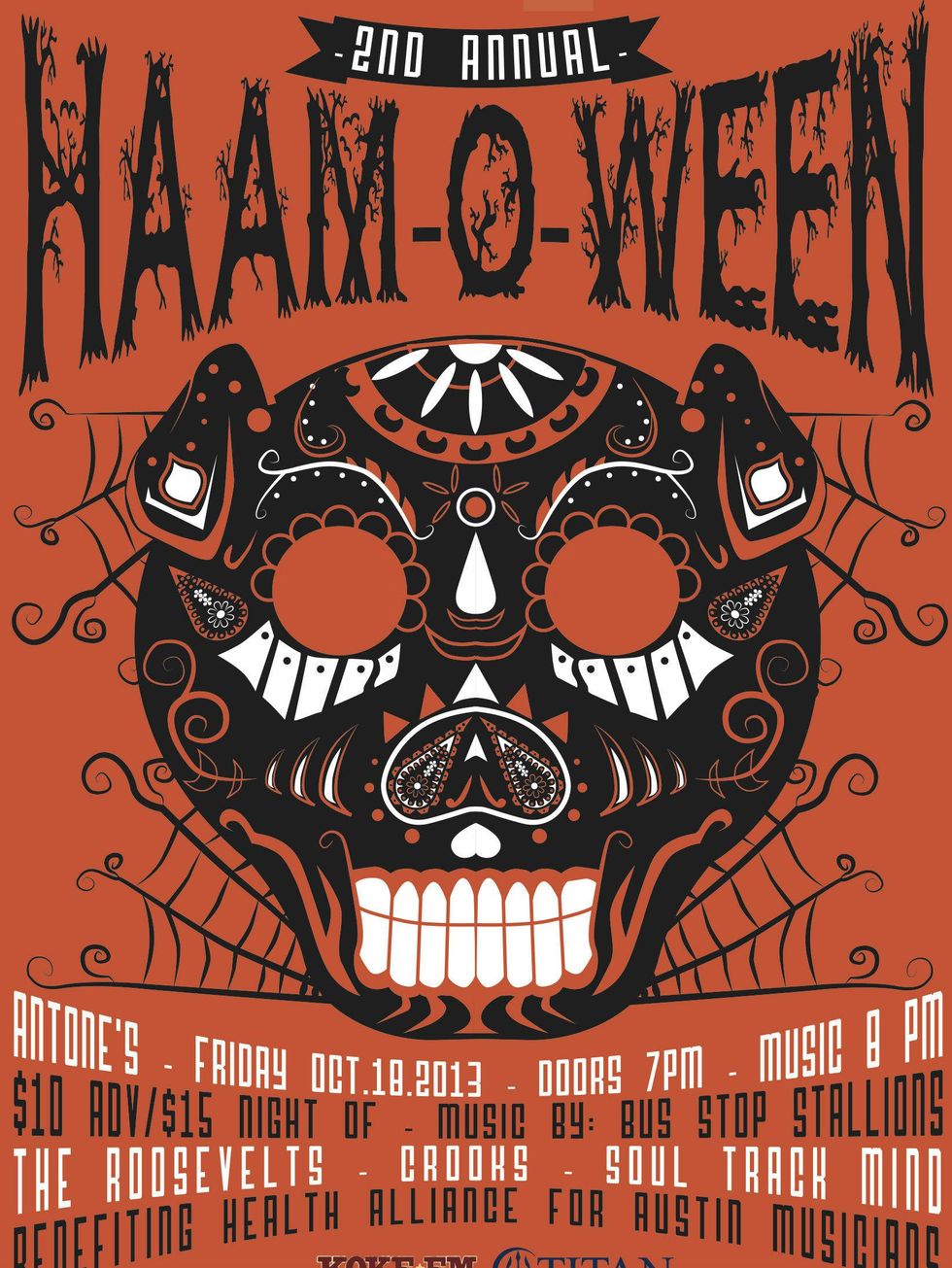 cropped poster for second annual Haam-o-ween bash