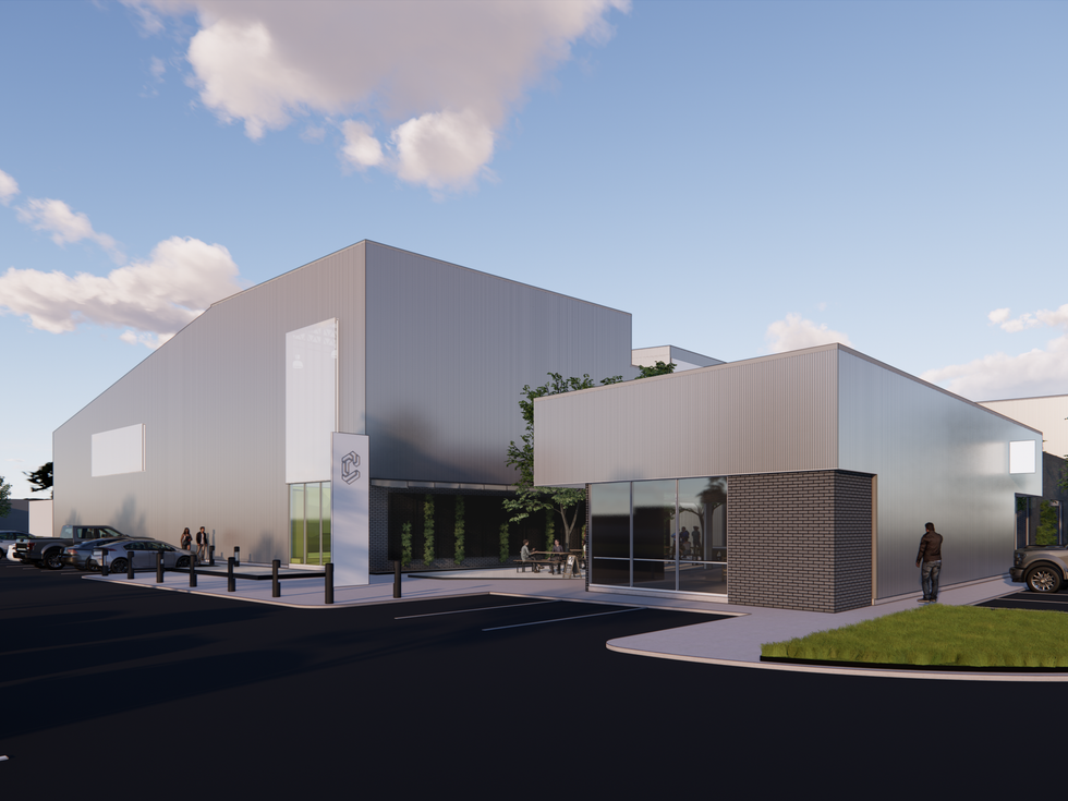 Crux Climbing Center Pflugerville exterior rendering