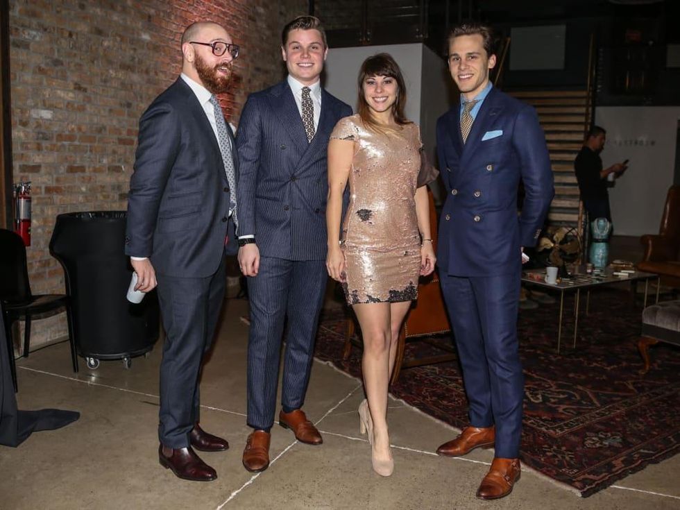 CultureMap Old Forester Bourbon Ball 2016 Andrew Tompkins Cole Cox Emily King Logan Carson Suit Supply