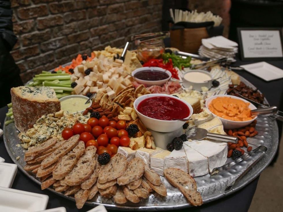 CultureMap Old Forester Bourbon Ball 2016 Pink Avocado Catering Cheese Plate