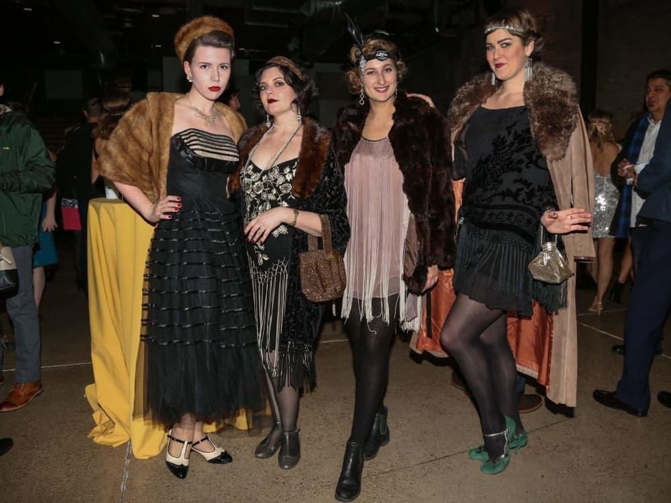 CultureMap Old Forester Bourbon Ball 2016 Sarie Gessner Erin Freeman Amy Ecker Sara Stark