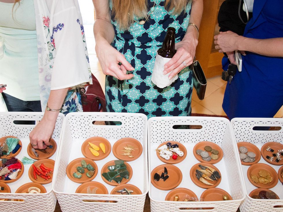 CultureMap Social Laguna Gloria March 2015 Bead It Station