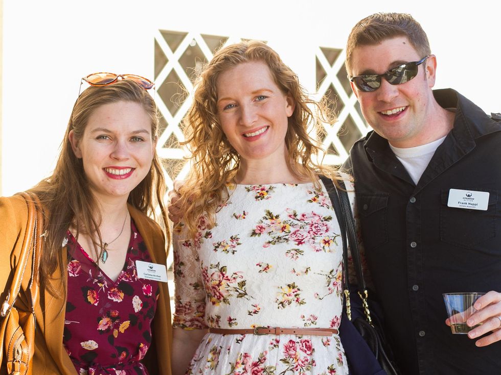 CultureMap Social Laguna Gloria March 2015 Corinna Archer Katie Shaw-Nappi Frank Nappi Creative Action