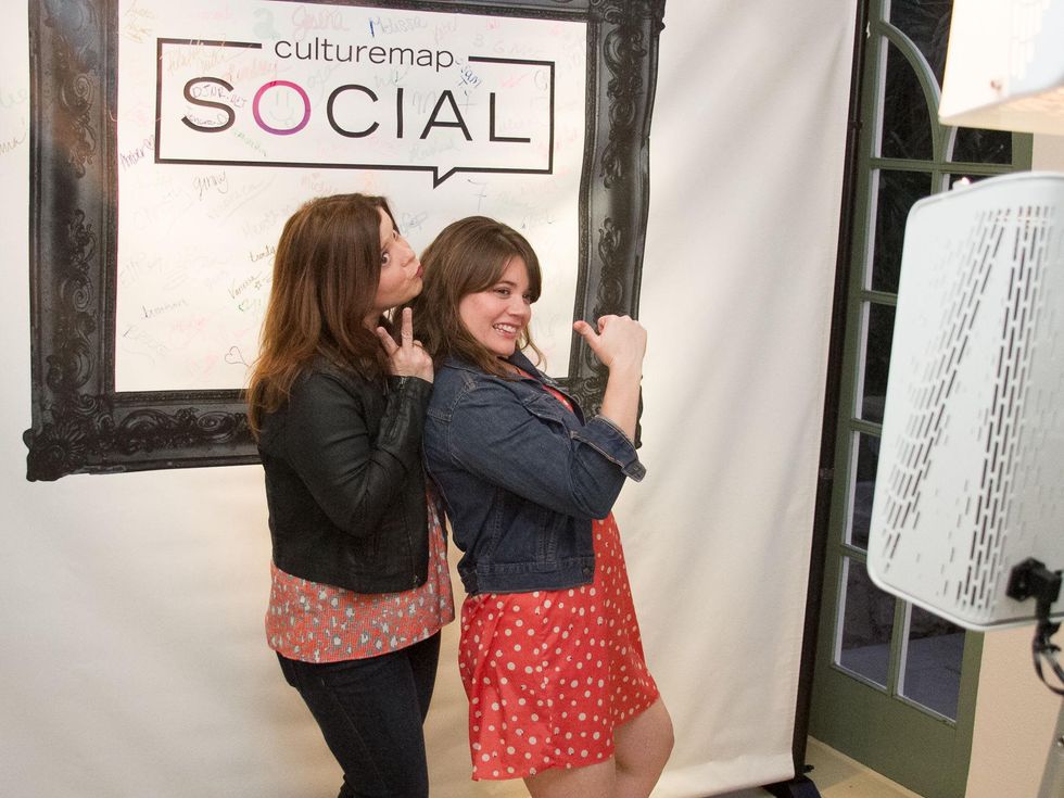 CultureMap Social Laguna Gloria March 2015 Mary Ellen Patranella Morgan Cook Photo Booth