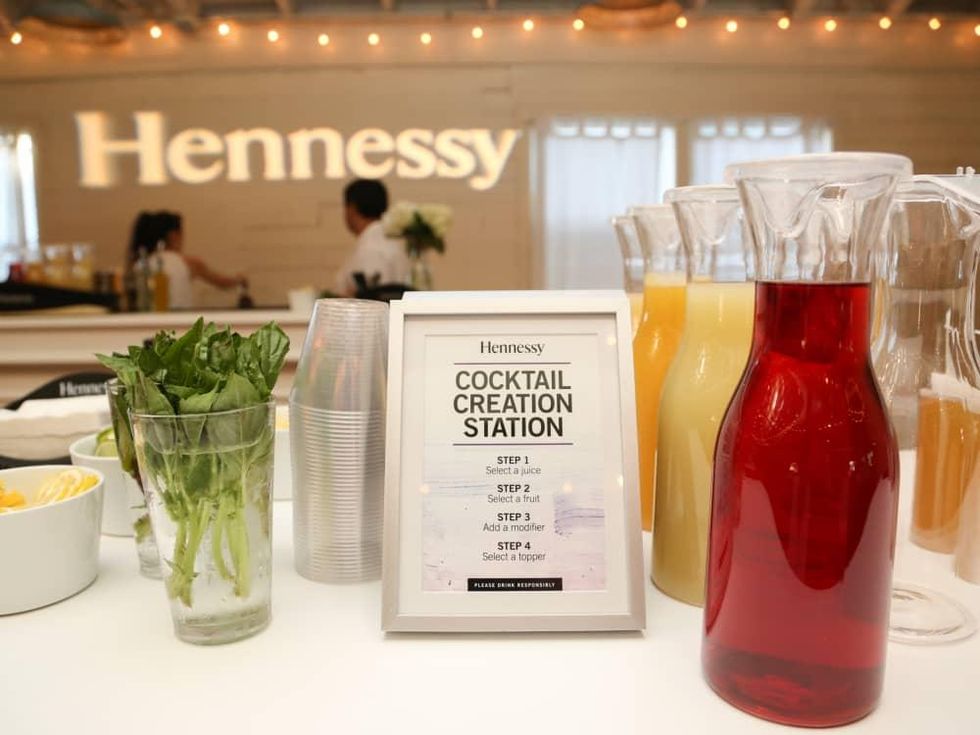 CultureMap Social: The Art Edition at Palm Door Hennessy cocktail creation station