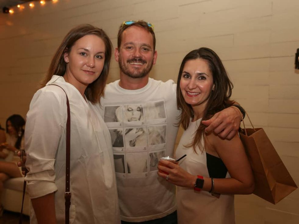 CultureMap Social: The Art Edition at Palm Door Maddison Hughes Kyle Combs Nancy Rodill
