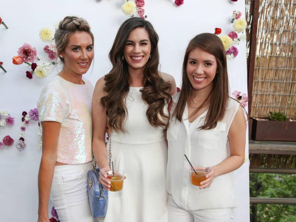 CultureMap Social: The Art Edition at Palm Door Natalie Corace Hillary Elrod Cynthia Velasco