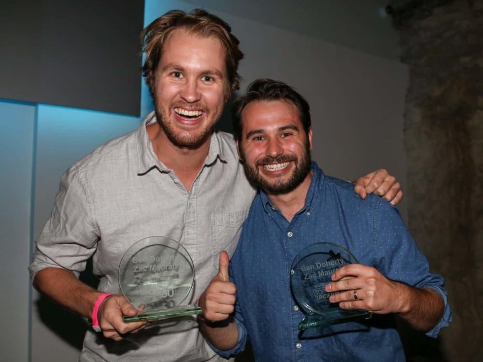 CultureMap Social Top Texans Under 30 Winners Favor Founders Zac Maurais Ben Doherty