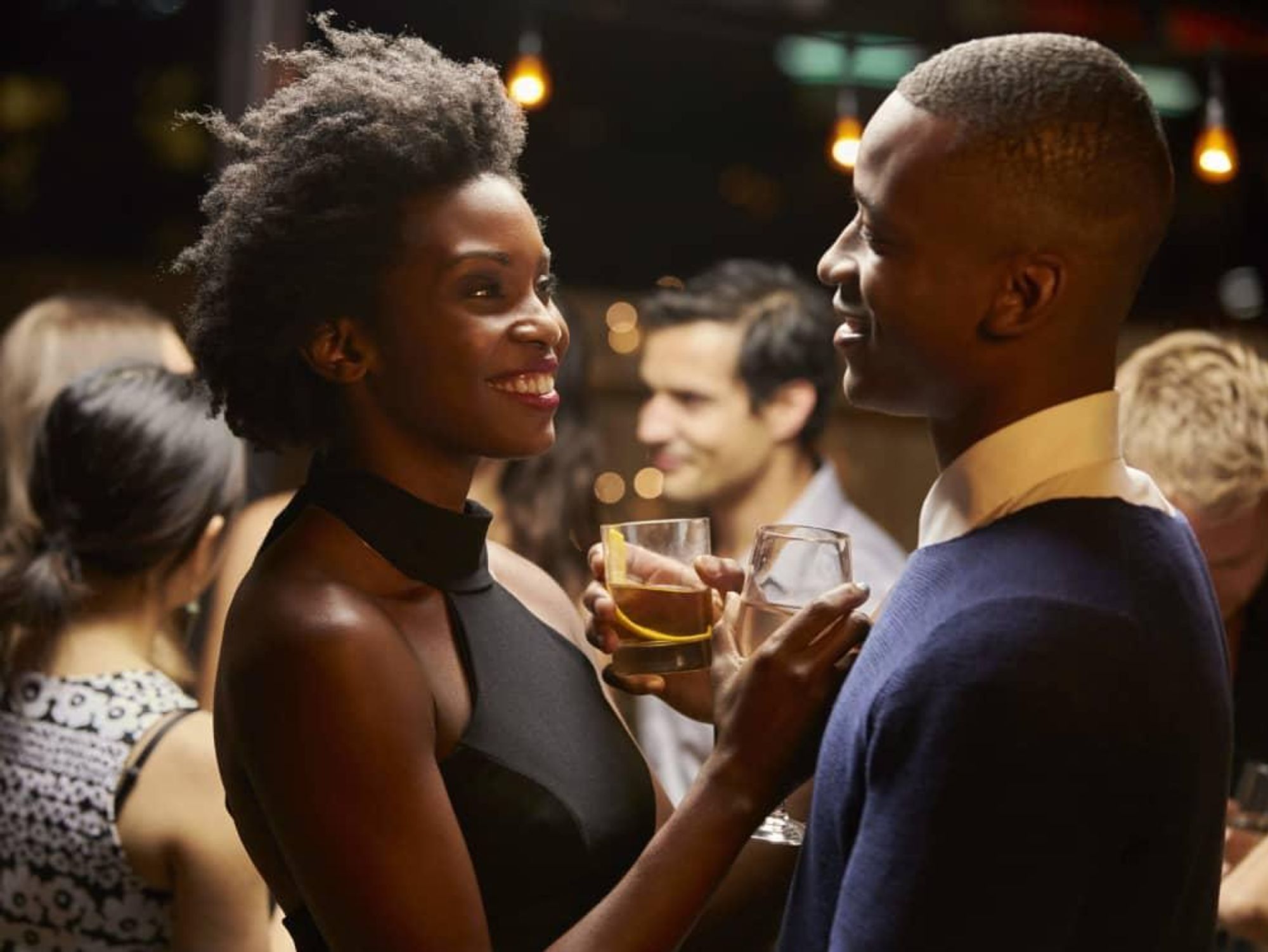 Cute couple on a date