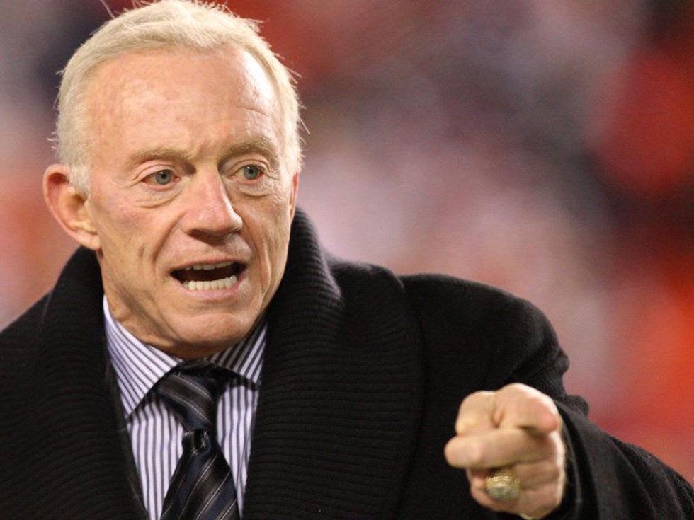 Dallas Cowboys owner Jerry Jones