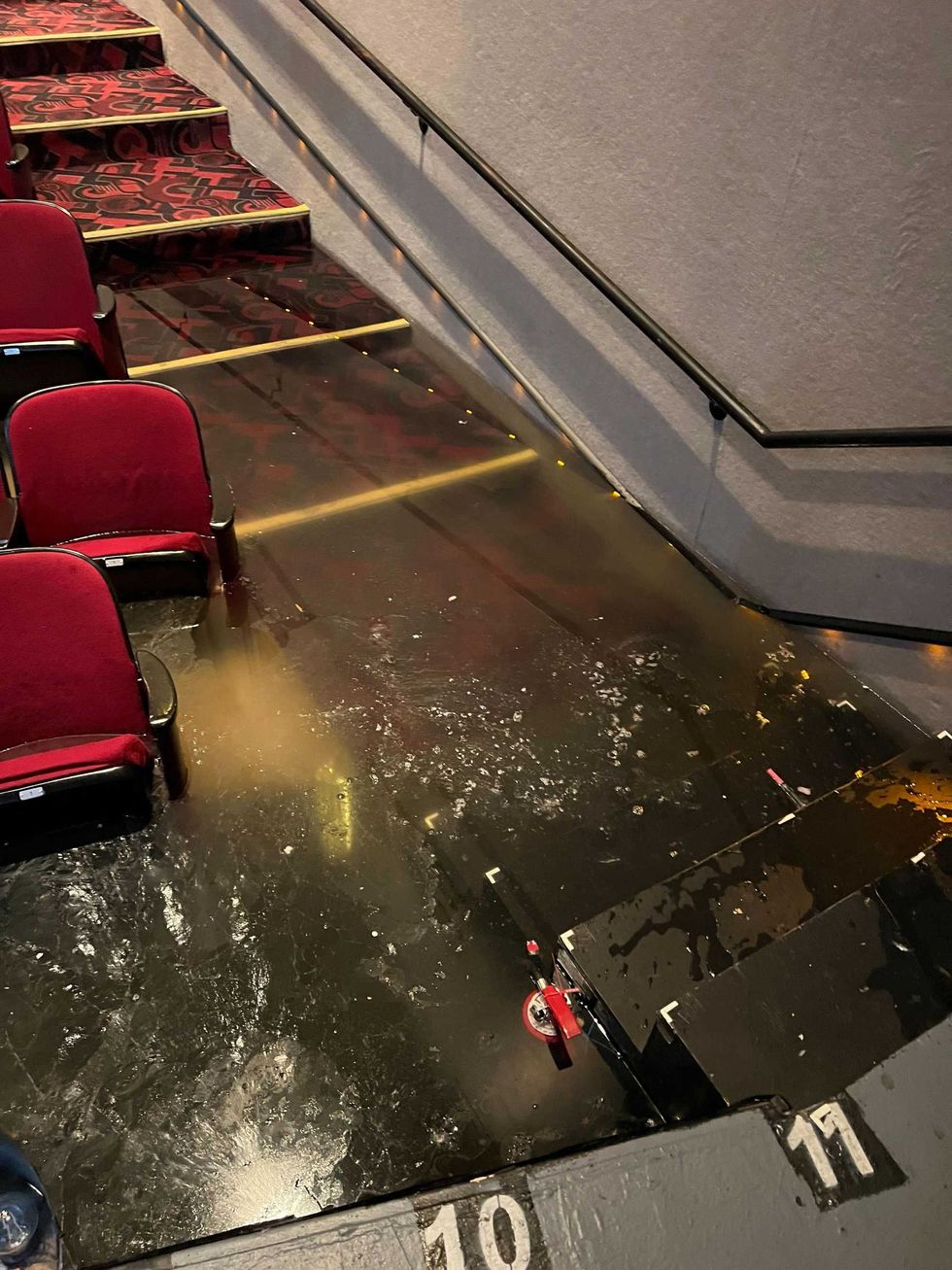Damage at the Georgetown Palace Theatre
