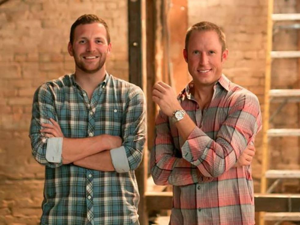 Dan Wyman Chad Barrett BaseCamp Austin sports bar 2015